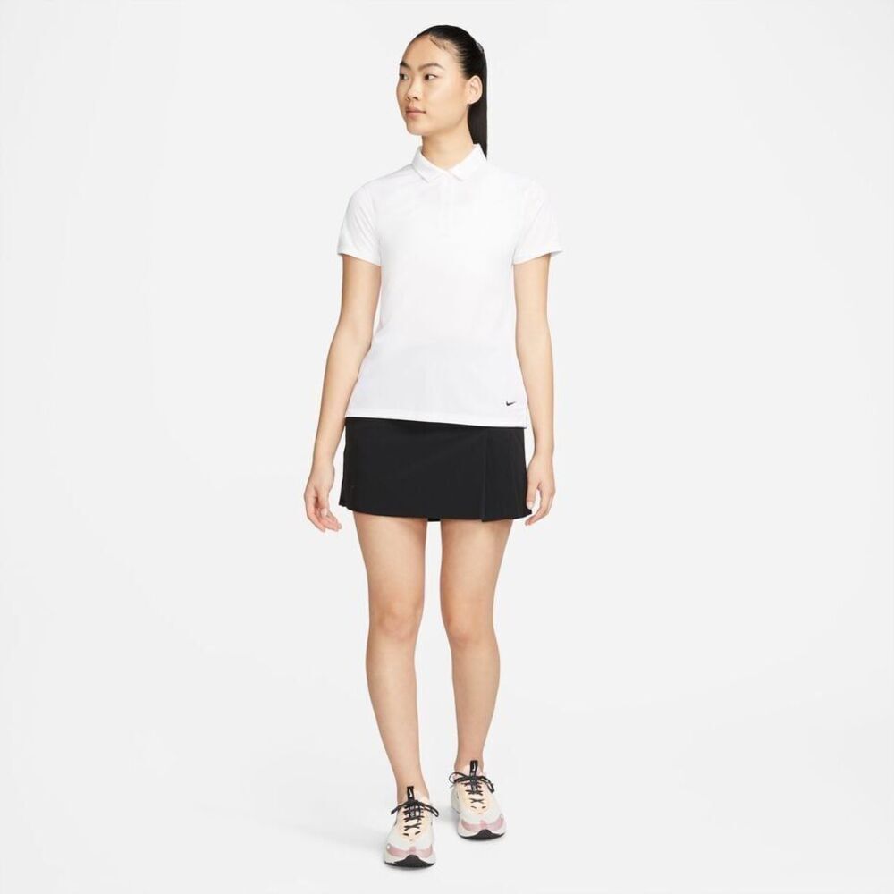 20. Nike White WOMENS NWT Dri-FIT Solid Short Sleeve Victory Golf Polo - Picture 5 of 7
